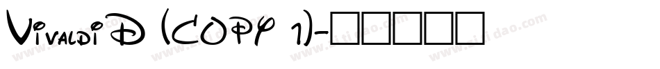 VivaldiD (COPY 1)字体转换